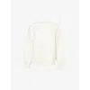 16arlington Ribbed Sephia Sweater In Bianco