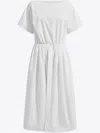 16arlington Achi Midi Dress In 白色