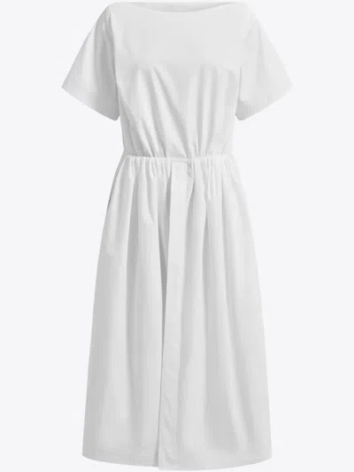 16arlington Achi Midi Dress In 白色