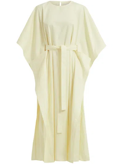 16arlington Achi Midi Dress In 黄色