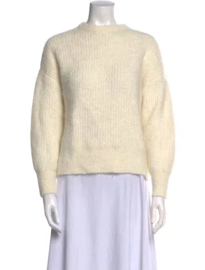 Pre-owned 16arlington Alpaca Crew Neck Sweater In Neutral