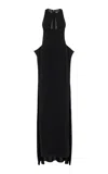 16arlington Anafri Georgette Gown In Black