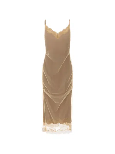 16arlington Andrea Midi Dress In Nude