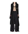 16arlington Asymmetric Long Shirt In Black