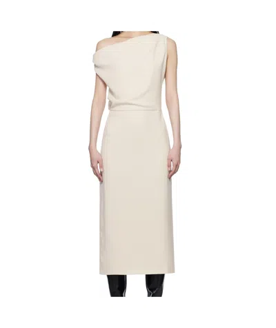 16arlington Asymmetrical Dress In Ivory