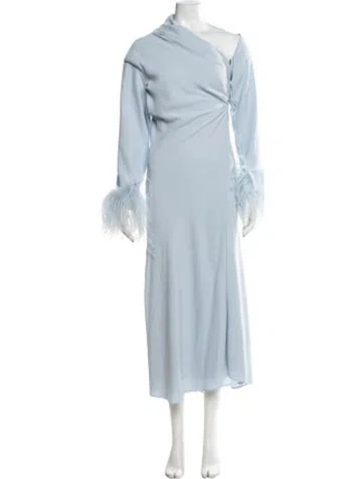 Pre-owned 16arlington Asymmetrical Long Dress In Blue