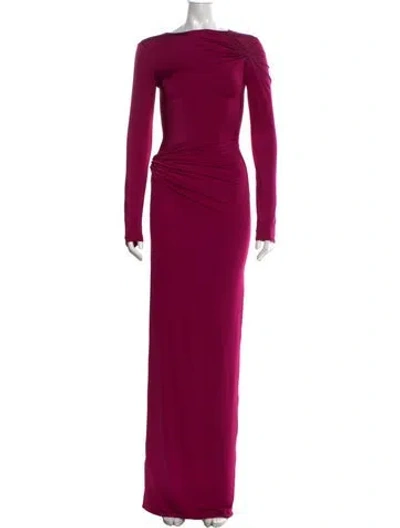 Pre-owned 16arlington Asymmetrical Long Dress In Pink