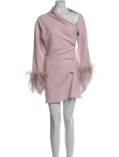 Pre-owned 16arlington Asymmetrical Mini Dress In Pink