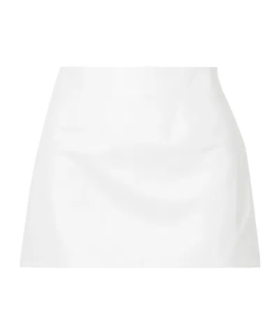 16arlington Back Zipper Skirt In White