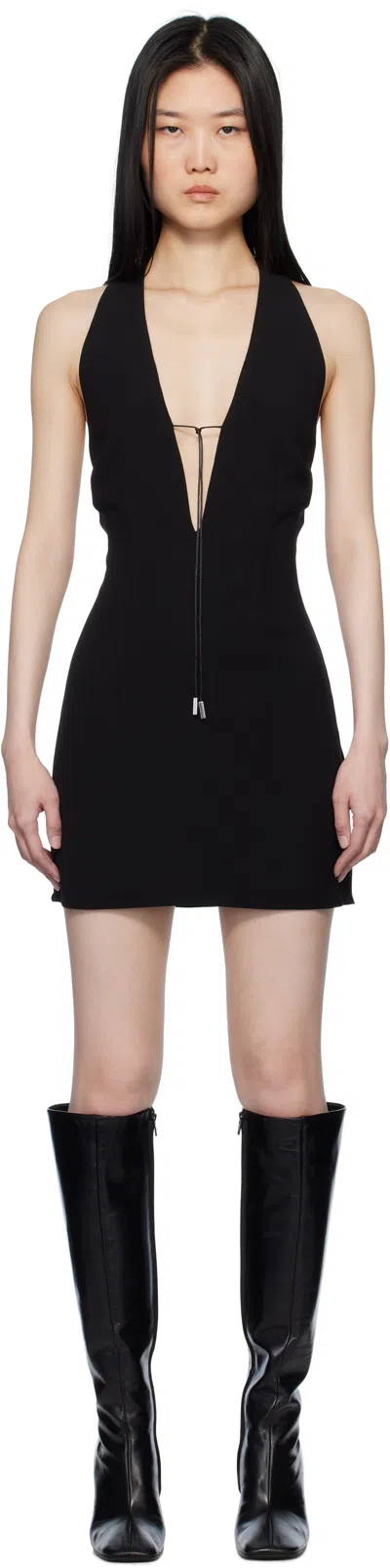 16arlington Black Alba Minidress In Nero