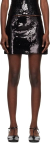 16arlington Black Quattro Miniskirt In Nero