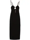 16arlington Solaria Sleeveless Midi Dress In Black