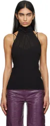 16arlington Black Wolte Tank Top In Nero