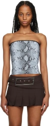 16arlington Blue Althenea Camisole In Moody Blue