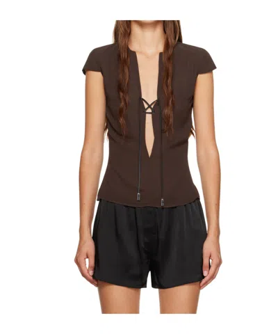 16ARLINGTON BROWN SEER T-SHIRT