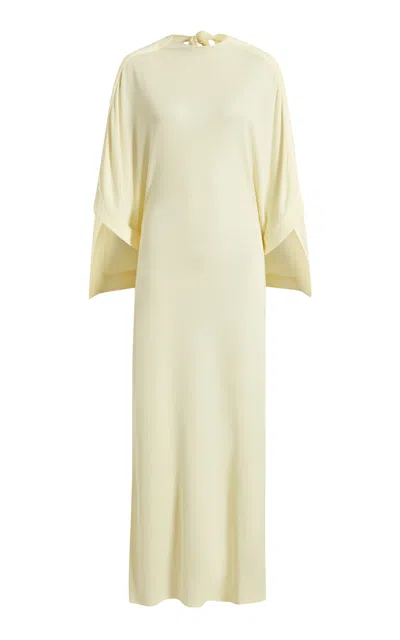 16arlington Catius Capelet Midi Dress In Yellow