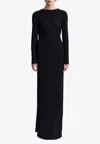 16arlington 16 Arlington Christabel Open-back Gown In Black