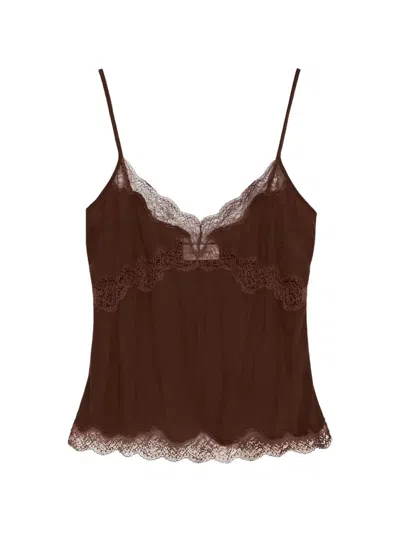 16arlington Clio Top In Brown