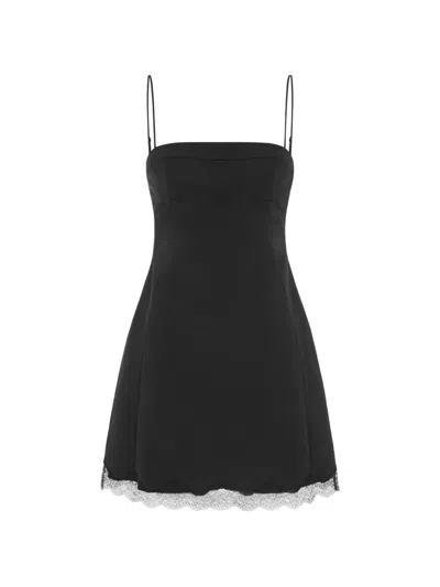 16arlington Connie Mini Dress In Black