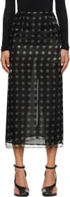 16arlington Semi-transparent Design Midi Skirt