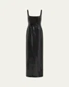 16arlington Electra Sequined Gown In Black