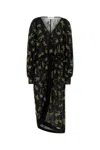16arlington Embellished Chiffon Licia Dress In Black