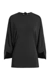 16arlington Fale Capelet Shirt Top In Black