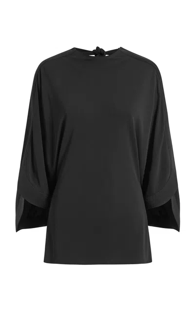 16arlington Fale Capelet Shirt Top In Black