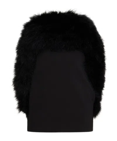 16arlington Blaise Strapless Minidress In Black