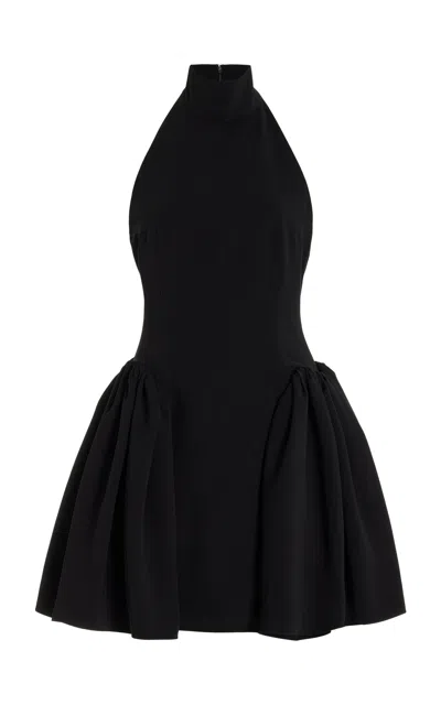16arlington Fiala Crepe Mini Dress In Black