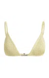 16arlington Flavia Knit Bra Top In Yellow