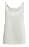 16arlington Gilda Twisted Top In Light Grey