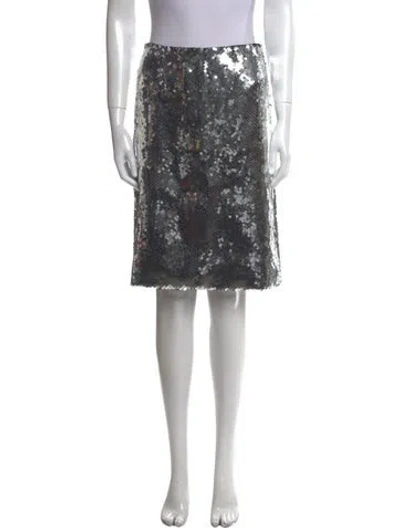 Pre-owned 16arlington Glitter Accents Knee-length Skirt W/ Tags