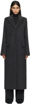 16arlington Gray Baron Coat In Grigio Antracite