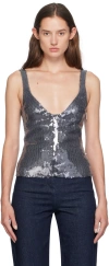 16arlington Gray Devereau Camisole In Grigio Antracite