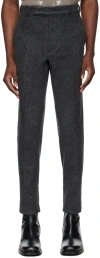 16arlington Gray Lyta Trousers In Grigio Antracite