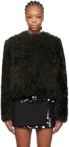 16arlington Green Bia Shearling Jacket In Verde Pino