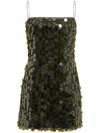 16arlington Fia Sequined Mini Dress In Grün