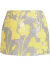 16arlington Haile Sequined Mini Skirt In Grey
