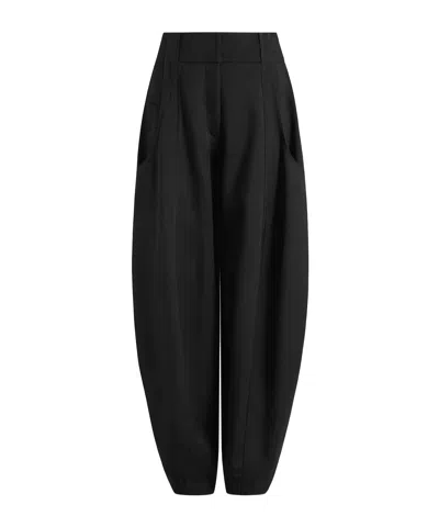 16arlington High-rise Twill Track Pants In Black