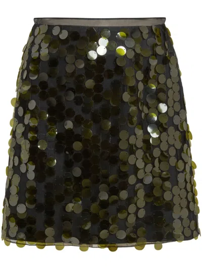 16arlington Idia Mini Skirt In Green
