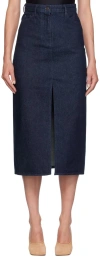 16arlington Indigo Ille Denim Midi Skirt