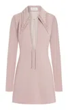 16arlington Imre Embellished Crepe Mini Dress In Pink