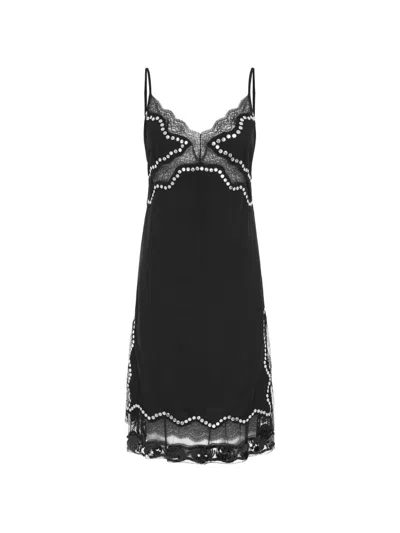 16arlington Inge Mini Dress In Black