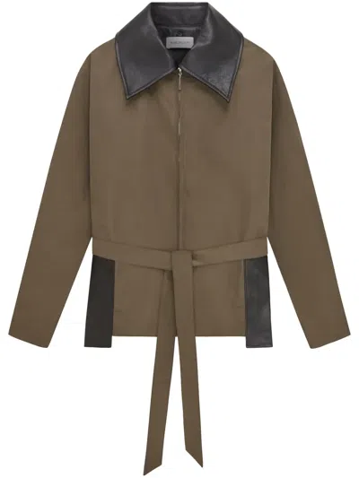 16arlington Kair Belted Jacket In Brown