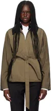 16arlington Khaki Kair Jacket In Cachi