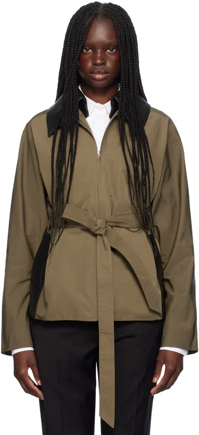 16arlington Khaki Kair Jacket In Cachi
