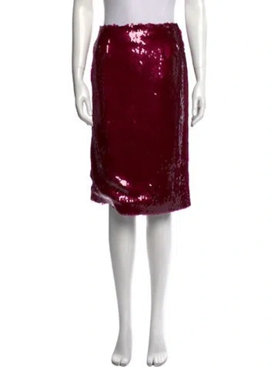 Pre-owned 16arlington Knee-length Skirt W/ Tags In Red