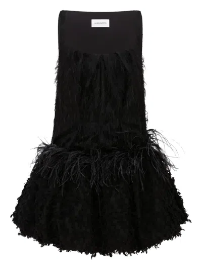 16arlington Lasa Feather-embellished Mini Dress In Multi
