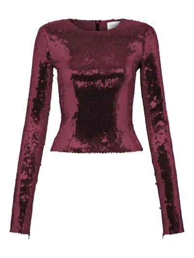 16arlington Loida T-shirt In Burgundy